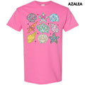 Ditzy Seashell Collage Gildan Short Sleeve T-Shirt 'NLB' Hoodie, Sweatshirt | RetroVerseTees.com