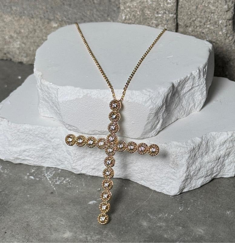 Divine Sparkle Cross Necklace 18" T-Shirts, Hoodie, Sweatshirt | RetroVerseTees.com