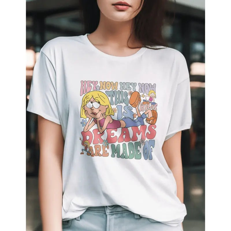 Dney Cute Lizzie Mcguire Shirt graphic shirt, shirt style, funny teeshirt, summer tshirts, cool tshirts, female shirt,...
