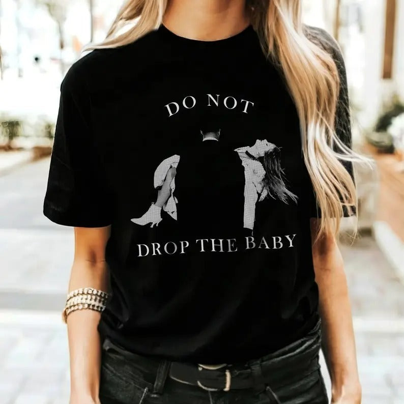 Do Not Drop The Baby ORIGINAL Vintage Style Halftone Print Don't Drop the Baby T-Shirts, Hoodie, Sweatshirt