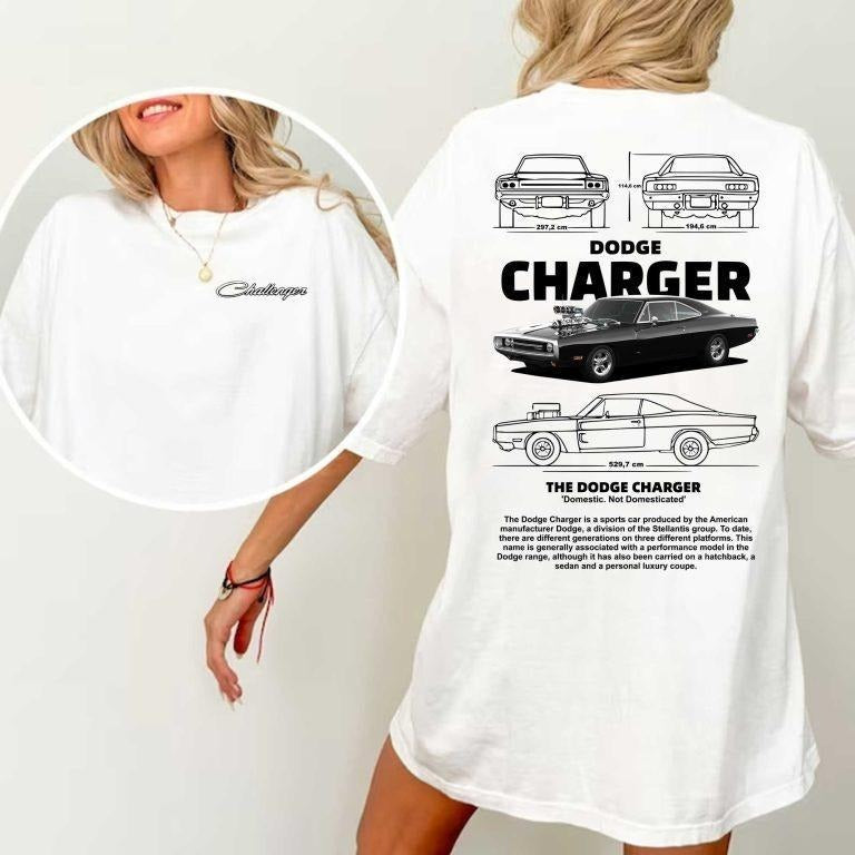 Dodge Charge T-Shirt, Gift for Car Enthusiasts Hoodie, Sweatshirt | RetroVerseTees.com