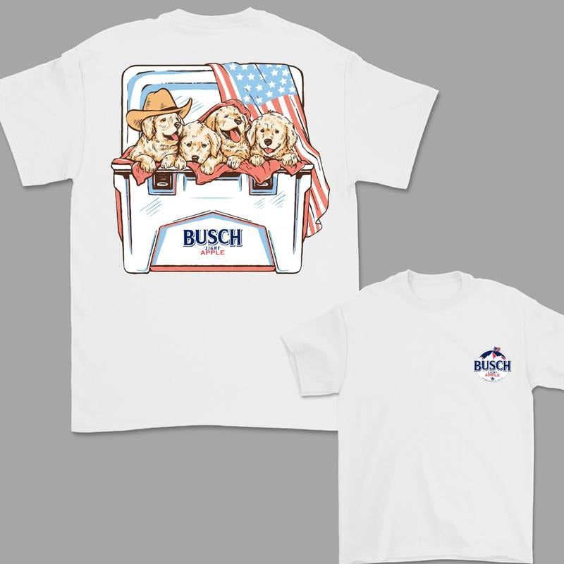 Dogs Beer Tees, 4th Of July T-Shirt, Perfect Beer And Dog T-shirt For Women, For Men Hoodie, Sweatshirt | RetroVerseTees.com