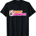 Doin' Donuts - Funny Racing & Drift Car Enthusiast T-Shirt | Unisex Cotton Tee Gift | Full Size Hoodie, Sweatshirt