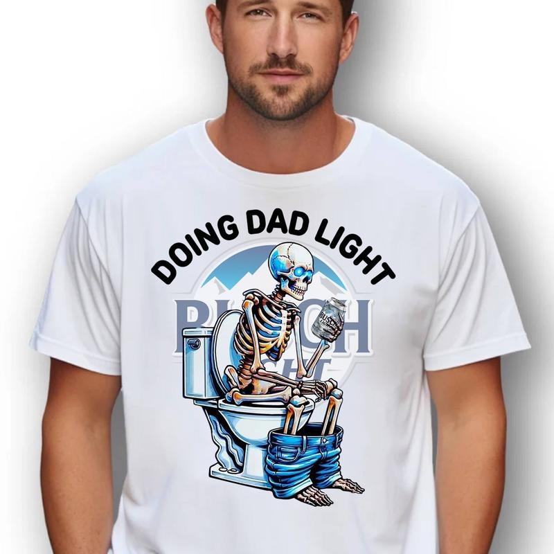 Doing Dad Light~ Unisex Apparel Relaxed Fit Printed In The USA T-Shirts, Hoodie, Sweatshirt | RetroVerseTees.com
