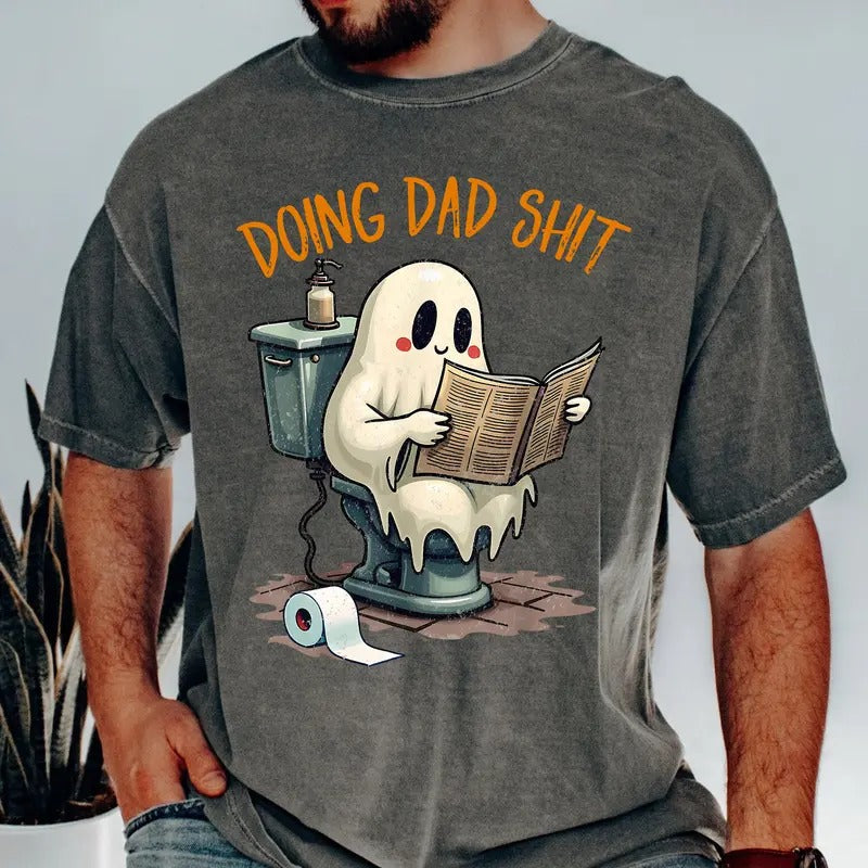 Doing Dad Sh*t Shirt, Horror Shirt, Funny Halloween Tee Hoodie, Sweatshirt | RetroVerseTees.com