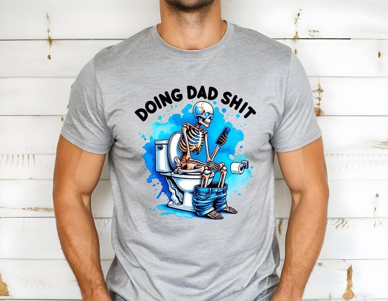 Doing Dad Shit T-Shirt, TNF'WB shield Day Gift, TNF Birthday Gift, New Dad T-Shirt, Gift for Dad Hoodie, Sweatshirt