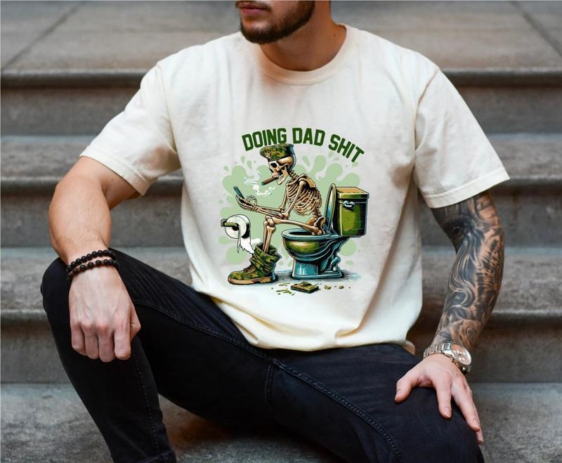 Doing Dad Shit T-shirt, Sarcastic Skeleton Shirt, Sarcastic Dad T-Shirt, Dad Humor Sweater,Best Dad Shirt, Gift for...