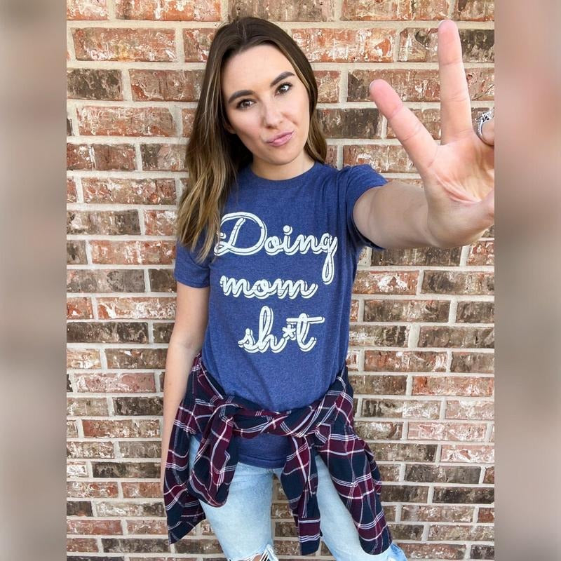 Doing Mom Sh*t Graphic Tee Hoodie, Sweatshirt | RetroVerseTees.com