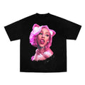 Doj Cat Pink Big Face Tee Hoodie, Sweatshirt | RetroVerseTees.com