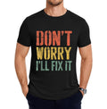 Don'Lightsaber brand Worry Swoosh'Spiky hair fighters Fix Mouthless cat Lightsaber brand-Shirt Handyman Mechanic Shirt...