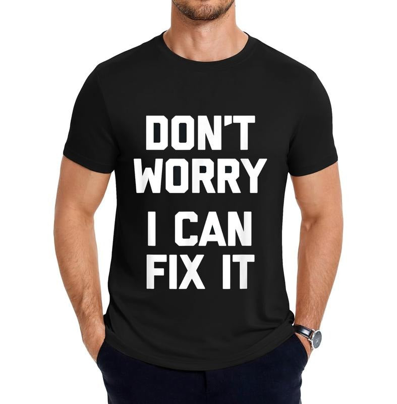 Don'Lightsaber brand Worry, Swoosh Can Fix Mouthless cat Lightsaber brand-Shirt funny repairman handyman Lightsaber...