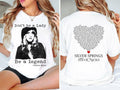 Don't Be A Lady Be A Legend 2 Sides T-Shirt, Stevie Nicks T-Shirt Hoodie, Sweatshirt | RetroVerseTees.com