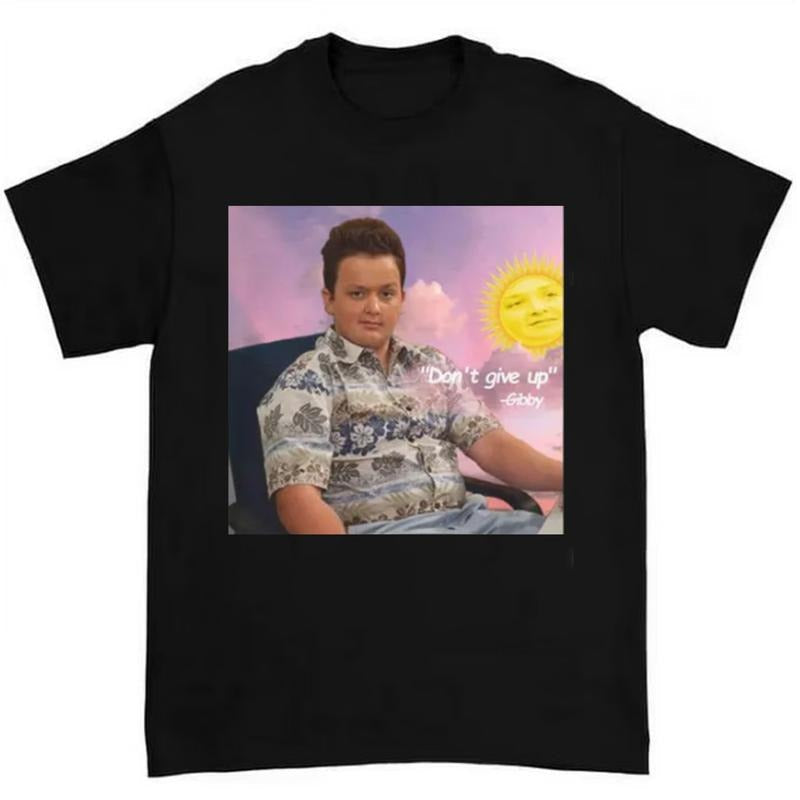 Don't Give Up - Gibby T-Shirt Highlighting Motivational and Nostalgic Design Hoodie, Sweatshirt | RetroVerseTees.com