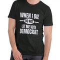 Don't Let Me Vote Democrat T-Shirt Menswear Cotton Soft Top graphic tee t shirt Hoodie, Sweatshirt | RetroVerseTees.com