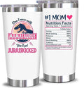 Don't Mess With Mamasaurus Tumbler, Mom Facts, Christmas Gifts for Mom Wife, Gifts for Mom