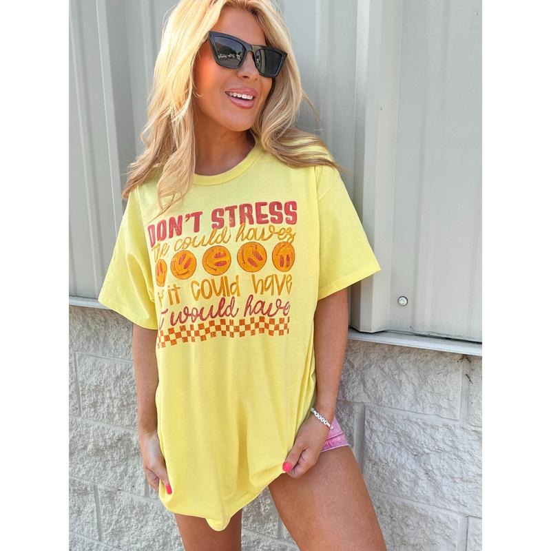 Don't Stress Graphic Top T-Shirts, Hoodie, Sweatshirt | RetroVerseTees.com