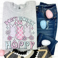 Don't Worry Be Hoppy Gildan Sweatshirt T-Shirts, Hoodie | RetroVerseTees.com