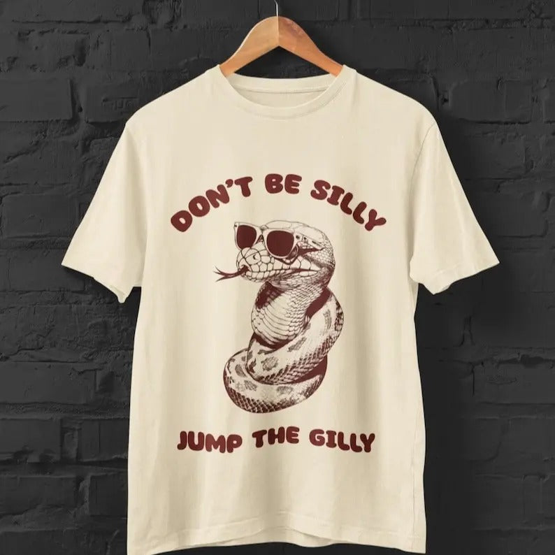 Don't be silly jump the gilly funny mma T-shirt, guillotine mma shirt,  jujitsu shirt, bjj T-shirt Hoodie, Sweatshirt