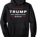 Donald Trump 2024 | Take America Back Election - The Return Hoodie | Unisex Hooded Sweatshirt T-Shirts | RetroVerseTees.com