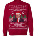 Donald Trump Ugly Christmas  Gifts For Boyfriend and Girlfriend Sweashirt T-Shirts, Hoodie, Sweatshirt | RetroVerseTees.com