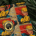 Donald Trump Wrapping Paper - Super Hero Trump Gift Wrap - MAGA Paper - Gift Paper for Trump Fans' Birthday Presents -...