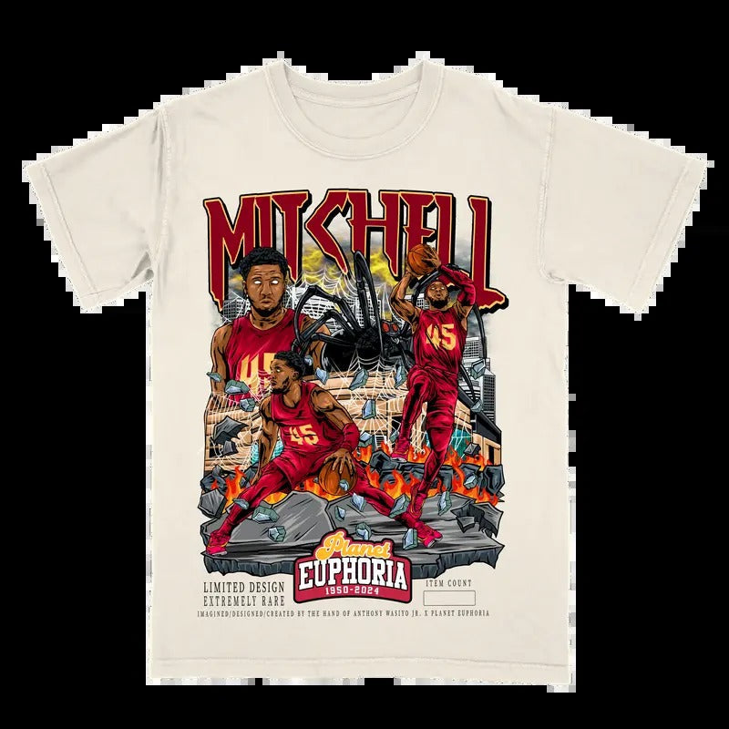 Donovan Mitchell Tee for Men - Vintage Tee Soft and Comfortable Shirt - Menswear - Graphic T-Shirt Hoodie, Sweatshirt