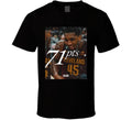 Donovan Spida Mitchell 71 Points Distressed T-Shirt, 100% Cotton Unisex Shirt, Gift For Fan Hoodie, Sweatshirt