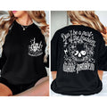 Dont Be Part Of The Problem Be The Whole Problem Two Sides Tshirt Sweatshirt, Skeleton Skull Woman, Sarcastic Mom Shirt,...