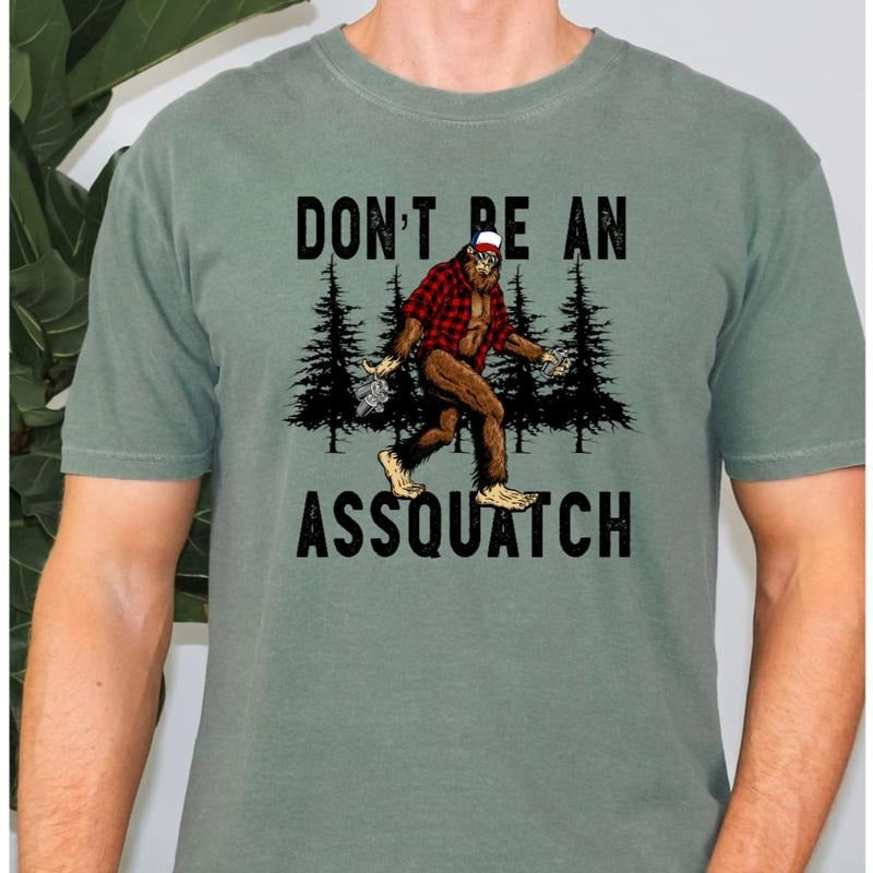 Dont be an Assquatch Mens T-Shirt Hoodie, Sweatshirt | RetroVerseTees.com