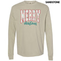 Doodle Merry Christmas Long Sleeve Comfort Colors T-Shirt 'NLB' Hoodie, Sweatshirt | RetroVerseTees.com