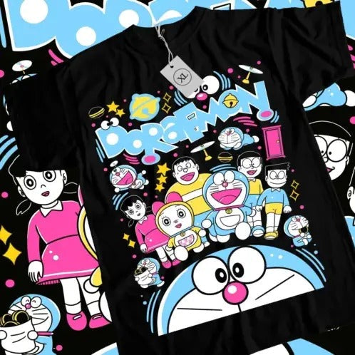 Doraemon T-shirt Nobi Shizuka Gian Dorami Suneo Girl Anime Gifts Shirt All Size Hoodie, Sweatshirt | RetroVerseTees.com