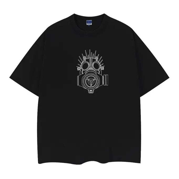 Dorohedoro "Lizard" Vintage Oversized Tee Anime T-shirt 100% Cotton Original Design Men's Top Casual Streetwear Menswear...