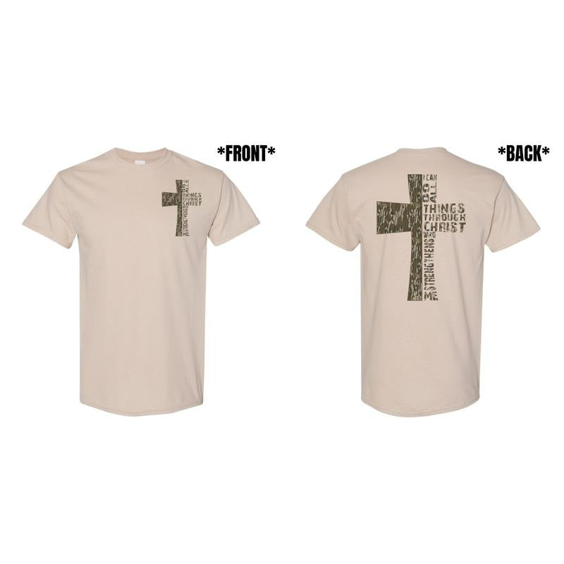 Double Camo Cross Gildan Short Sleeve T-Shirt 'NLB' Hoodie, Sweatshirt | RetroVerseTees.com