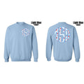 Double Cherry Stripe Monogram Sweatshirt 'NLB' T-Shirts, Hoodie | RetroVerseTees.com