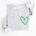 Double Heart, Pocket Print, St Patrick's Day Sweatshirt T-Shirts, Hoodie | RetroVerseTees.com