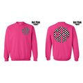 Double Monogram Black Checkered Sweatshirt 'NLB' T-Shirts, Hoodie | RetroVerseTees.com
