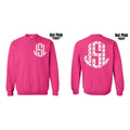 Double Strawberry Stripe Monogram Sweatshirt 'NLB' T-Shirts, Hoodie | RetroVerseTees.com