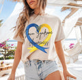 Down Syndrome Awareness Heart DTF Transfers - THIS IS NOT A SHIRT Hoodie, Sweatshirt | RetroVerseTees.com