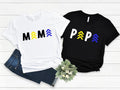 Down Syndrome Mama Shirt, Down Syndrome Papa T-shirt, 321 Parent Matching Support Tee, New Mom T21 Gift Shirt, Proud Down...