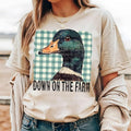 Down on the Farm Duck DTF Transfers - THIS IS NOT A SHIRT Hoodie, Sweatshirt | RetroVerseTees.com