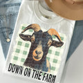 Down on the Farm Goat DTF Transfers - THIS IS NOT A SHIRT Hoodie, Sweatshirt | RetroVerseTees.com