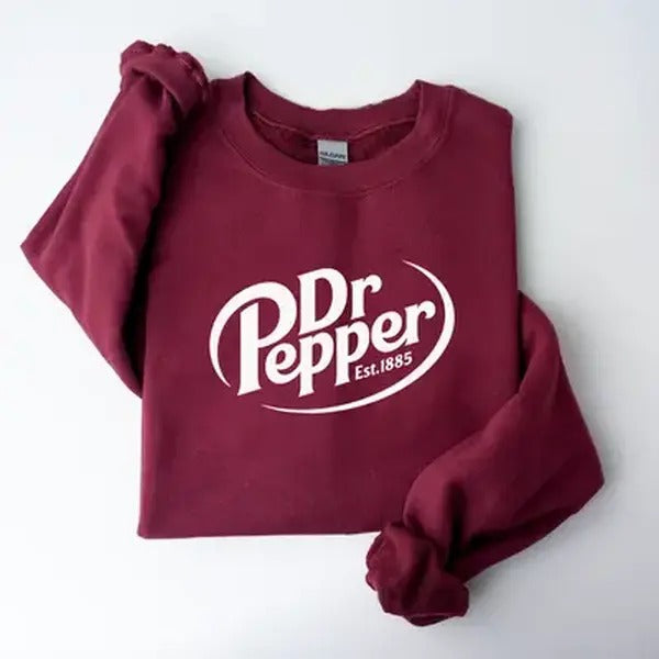Dr. Pepper Sweatshirt, Dr Pepper Lover Sweatshirt, Dr Pepper Gift, Gift for Girlfriend Casual Comfortable Casual...