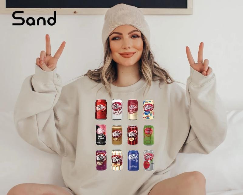 Dr. Pepper Sweatshirt, Soda Sweatshirt, Vintage Soda Canned Sweater, Trendy Sweatshirt For Christmas, Gift for Soda...