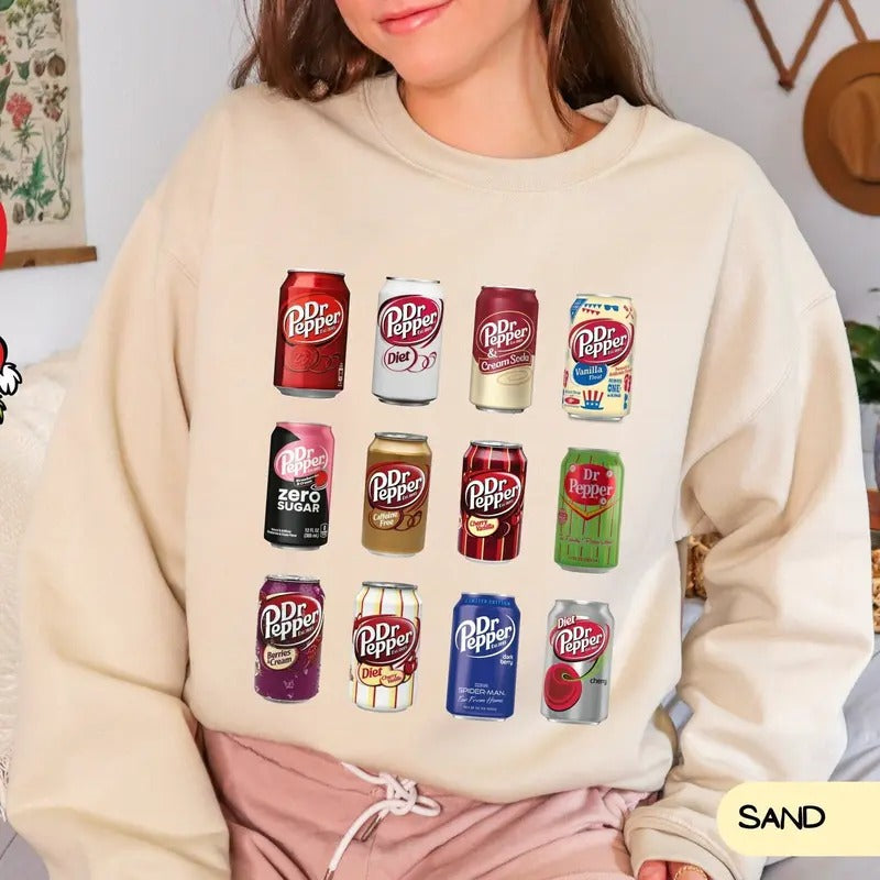 Dr Pep.per sweatshirt, Dr. Pep.per sweatshirt, soda sweatshirt, pop sweatshirt T-Shirts, Hoodie | RetroVerseTees.com