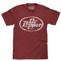 Dr Pepper Distressed Logo T-Shirt - Red graphic tee Hoodie, Sweatshirt | RetroVerseTees.com
