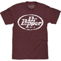 Dr Pepper Distressed Oval Logo Big and Tall T-Shirt - Red graphic tee Hoodie, Sweatshirt | RetroVerseTees.com