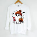 Dr Pepper Ghost Cute Halloween Sweatshirt - Unisex Crewneck Sweatshirt for Men and Women - Pullover, Womenswear Fabric...