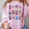 Dr Pepper Sweatshirt, Dr Pepper Gift, Dr Pepper Bow Sweatshirt, Dr Pepper Bow Crewneck, Dr Pepper Pink Bow Shirt, Y2k...