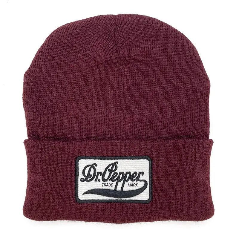 Dr Pepper Trademark Logo Beanie - Burgundy T-Shirts, Hoodie, Sweatshirt | RetroVerseTees.com