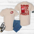 Dr. Pepper T-Shirt, Running On Dr.Pepper And A Prayer Gildan-Unisex T-Shirt Cotton Fabric Hoodie, Sweatshirt